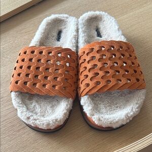 Rag & Bone Bailey Faux Fur Slide Sandals